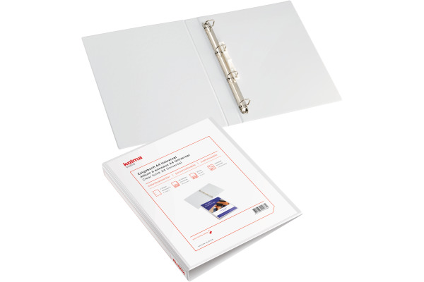 KOLMA Präs.-Ringbuch Vario 3.8cm 01.201.16 4 Ringe weiss A4