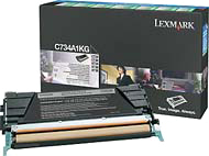 LEXMARK Toner schwarz Rück.C73x/X73x LEXMARK Color-Toner