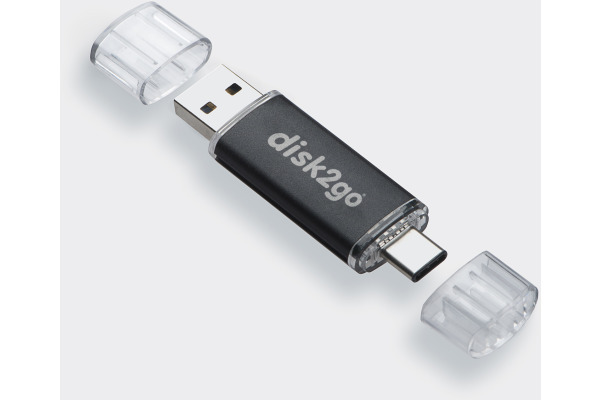 DISK2GO USB-Stick switch 32GB 30006592 Type-C USB 3.1 Type-A USB 3.0