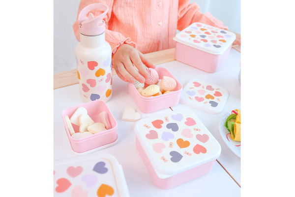 ALLC Lunch & Snackbox Set SBSEHE84 Hearts