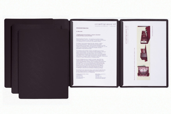 PAGNA Präsentationsmappe 22003-04 schwarz