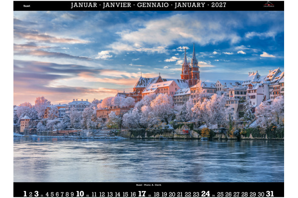 CALENDARI Bildkalender 2027 36205830 Basel ML 40x31cm