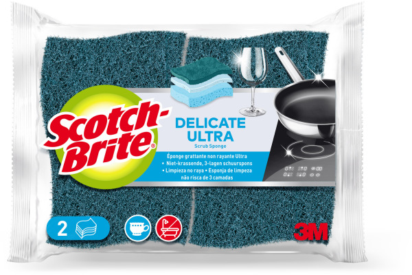 SCOTCH-BR Schwamm Delicate Ultra 710022760 kratzfrei 2 Stück