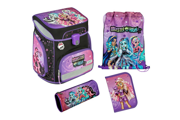 SCOOLI Schulthek-Set EasyFit MHDC8255 Monster High