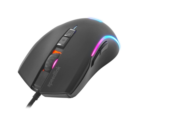 SPEEDLINK ZAVOS Gaming Mouse SL680022R Wired, Rubber-Black