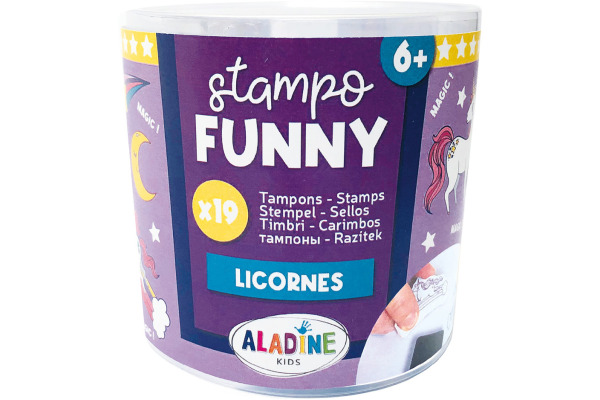 ALADINE Stempelset 85180 Einhorn 19 Stück
