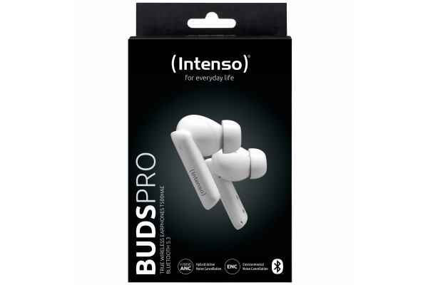 INTENSO Buds Pro Wirel. Earphones 3720502 T502AE, Hybrid ANC, white