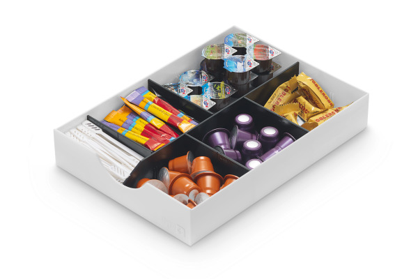 STYRO Systemschublade styrodoc 268-405.5 weiss/schwarz 6-teilig