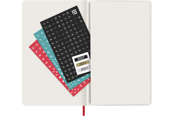 MOLESKINE Agenda Classic Large 2027 DSF212DC3 1T/1S scharlachrot SC 13x21cm
