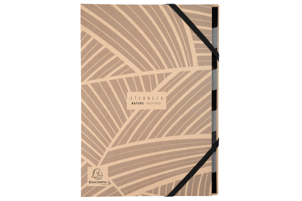 EXACOMPTA Ordnungsmappe Eterneco A4 56747E braun, ass., FSC 9-teilig