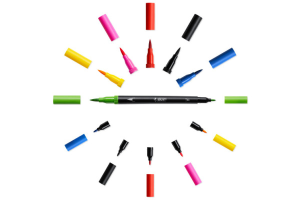 BIC Fasermaler Intensity Dual Tip 989694 ass. 6 Stück