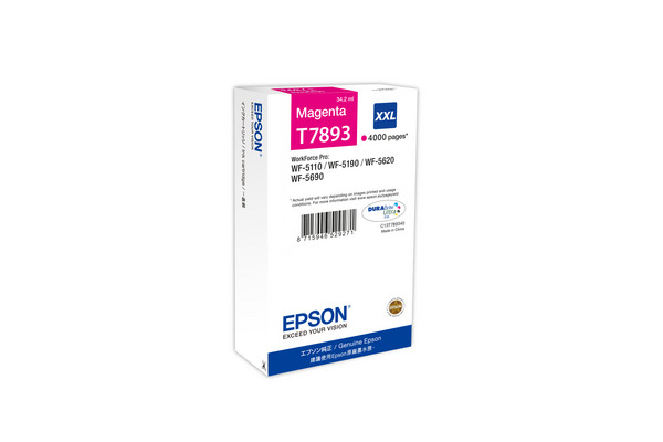 EPSON Tintenpatrone XXL magenta T789340 WF 5110/5620 4000 Seiten