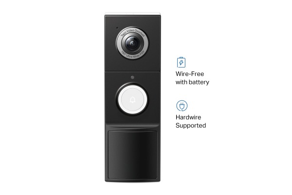TP-LINK Video Doorbell Camera TAPO D235 2K, 10000mAh Battery