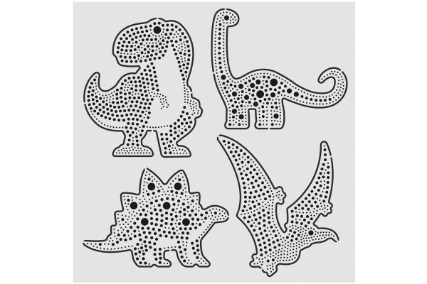 ALADINE Dot Painting Set 85479 Dino 3-teilig