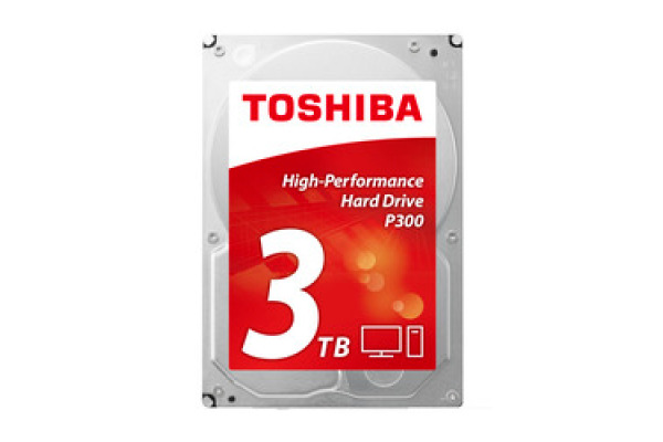 TOSHIBA HDD P300 High Performance 3TB HDWD130UZ internal, SATA 3.5 inch BULK