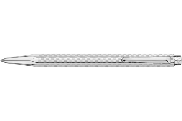 CARAN D'A Kugelschreiber Ecridor Damier 890.566 platiniert