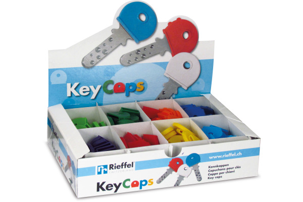 RIEFFEL Schlüsselkappen A20958 ass. 200 Stück