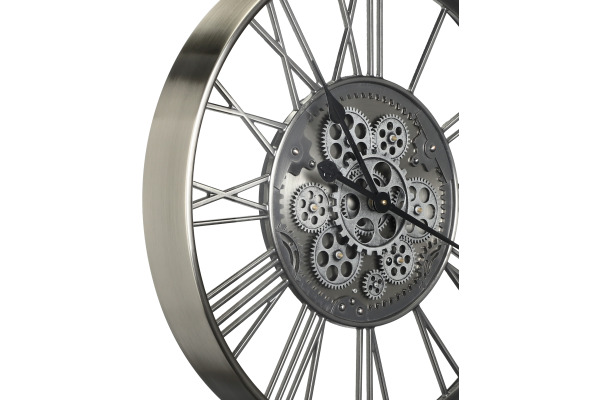 EGLO Wanduhr Kenema 55cm 425529 silber