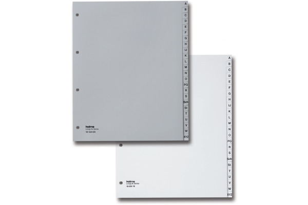 KOLMA Register LongLife A4+ 19.424.03 grau A-Z 24-teilig