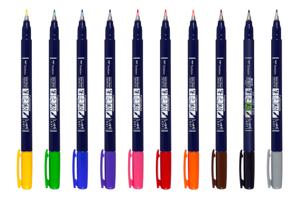 TOMBOW Kalligraphie-Stift WS-BH WS-BH48PA Fudenosuke, Display