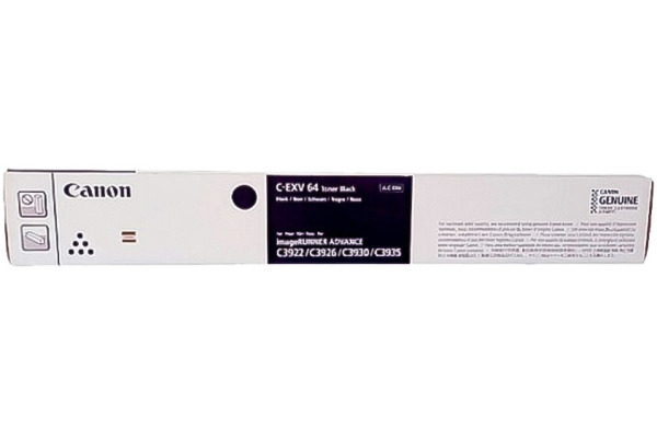 CANON Toner schwarz C-EXV64BK IR-ADV DX C3900 38'000 Seiten