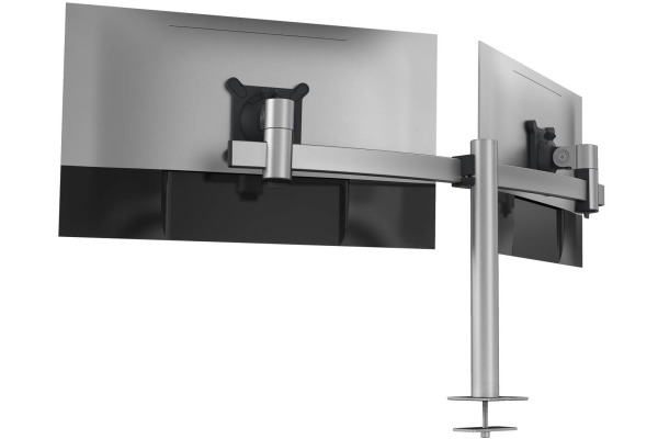 DURABLE Monitor Halterung 508623 für 2 Monitore, Tischklemme
