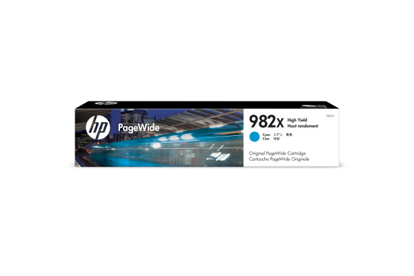 HP PW-Cartridge 982X cyan T0B27A Pagewide Ent.765 16'000 S.