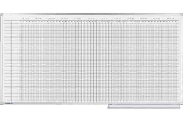LEGAMASTE Jahresplaner Professional 7-404300 100x150cm für 75 Pers./Objekte