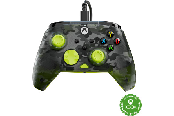 TURTLE B. Rematch Core Wired Ctrl. TBC200775 XB, Ghost Camo Black,Yellow