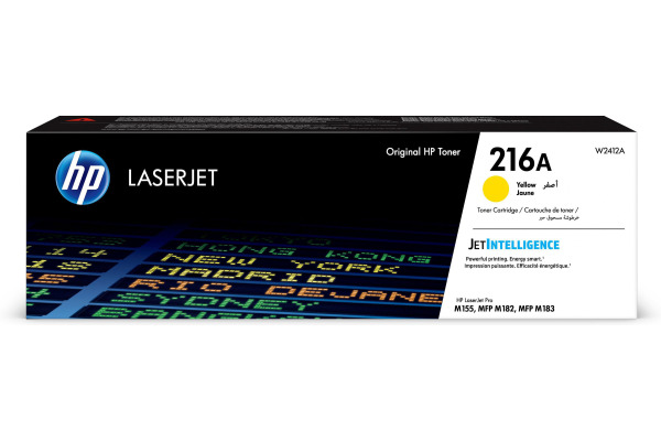 HP Toner-Modul 216A yellow W2412A CLJ Pro M155/182/183 850 S.