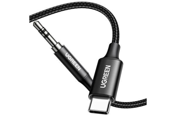UGREEN Audio Adapter USB C, 3.5 mm 55734 Black, 1m