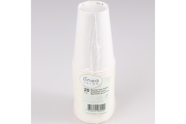 ELCO Pappbecher 2dl 20000820 weiss, 20Stk.