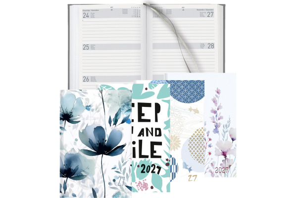 BIELLA Agenda Term 2027 808543720 1W/2S Wildflower 14.5x20.5cm