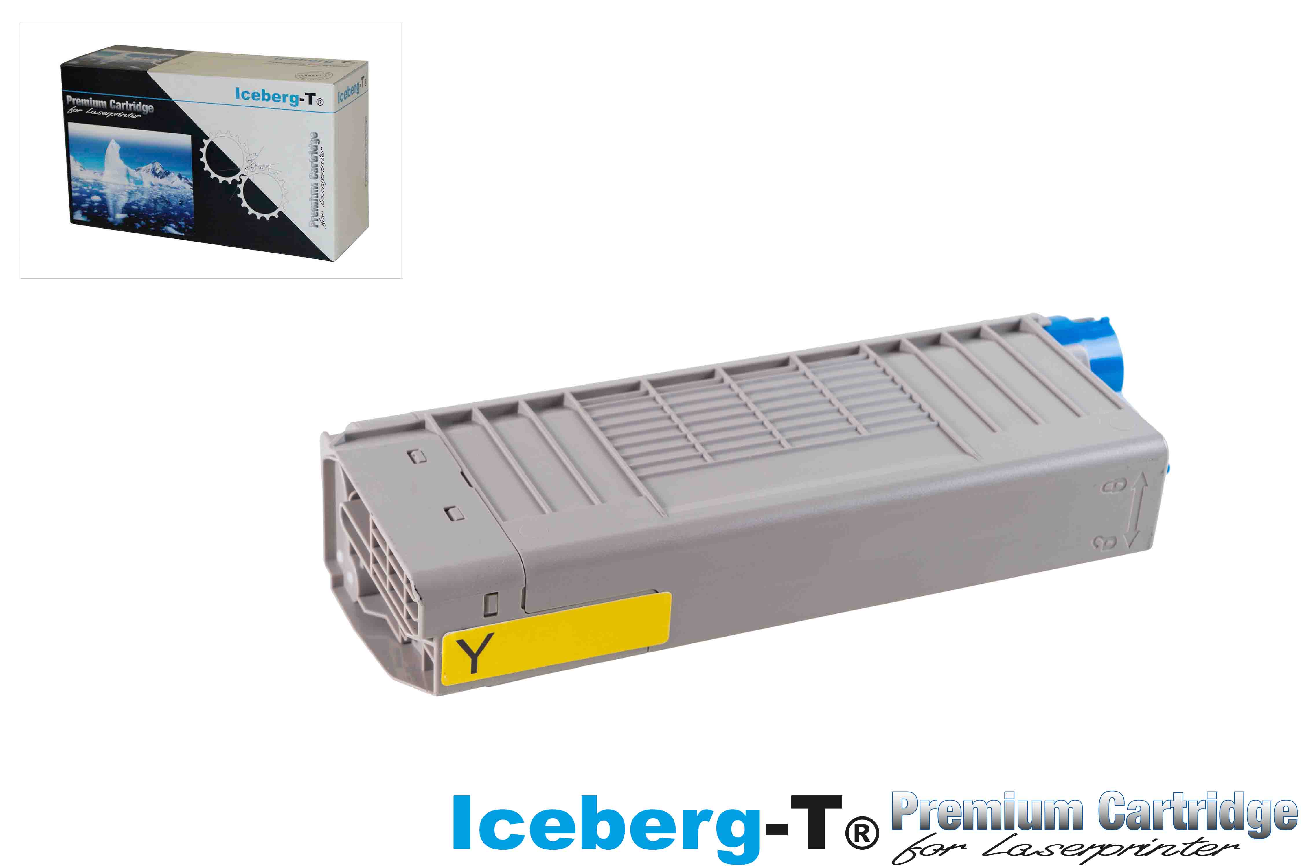 Iceberg-T Toner OKI MC700 Serie 6'000 Seiten, yellow