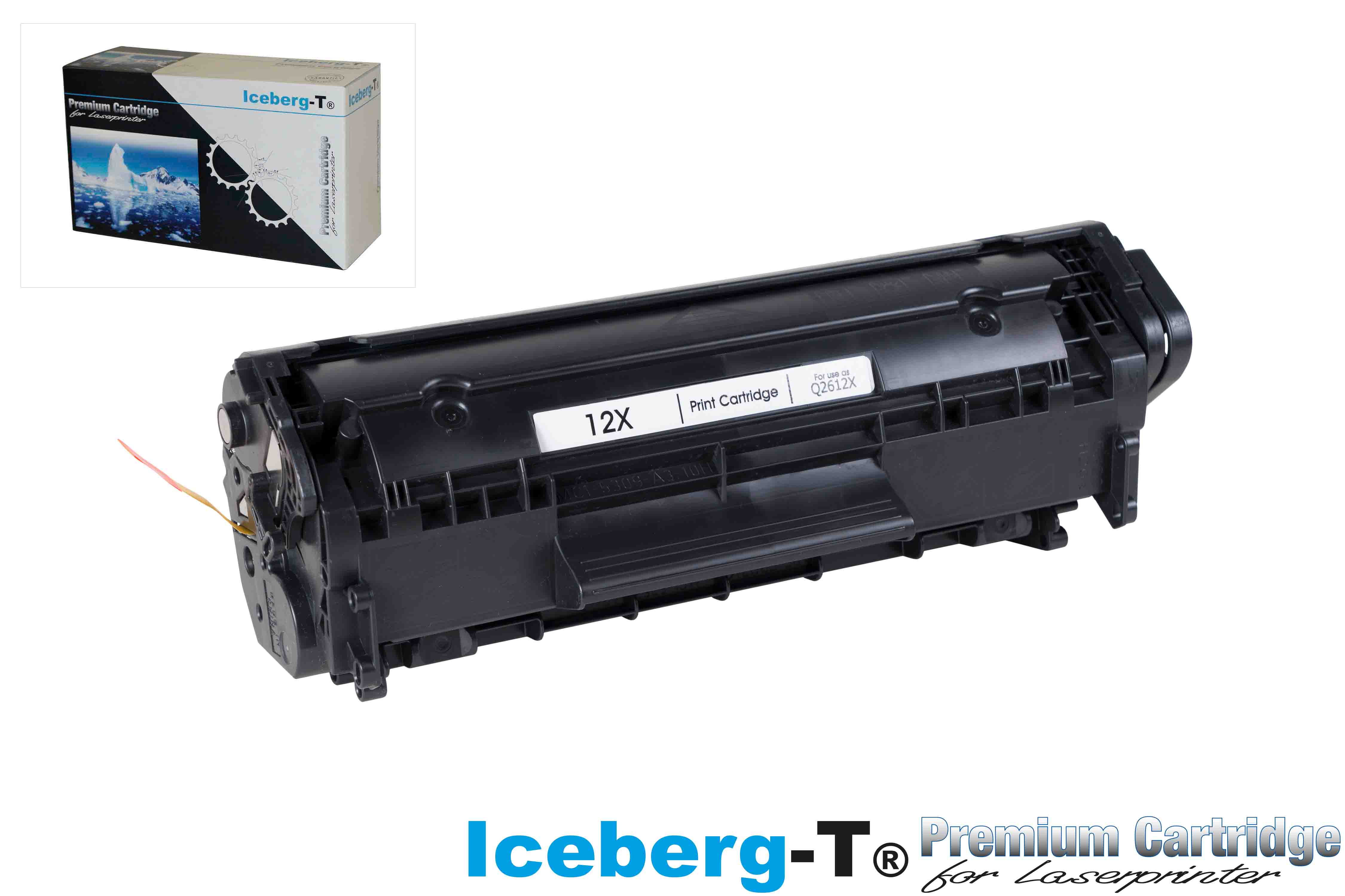 Iceberg-T Toner Q2612A-HC 4'000 Seiten, schwarz