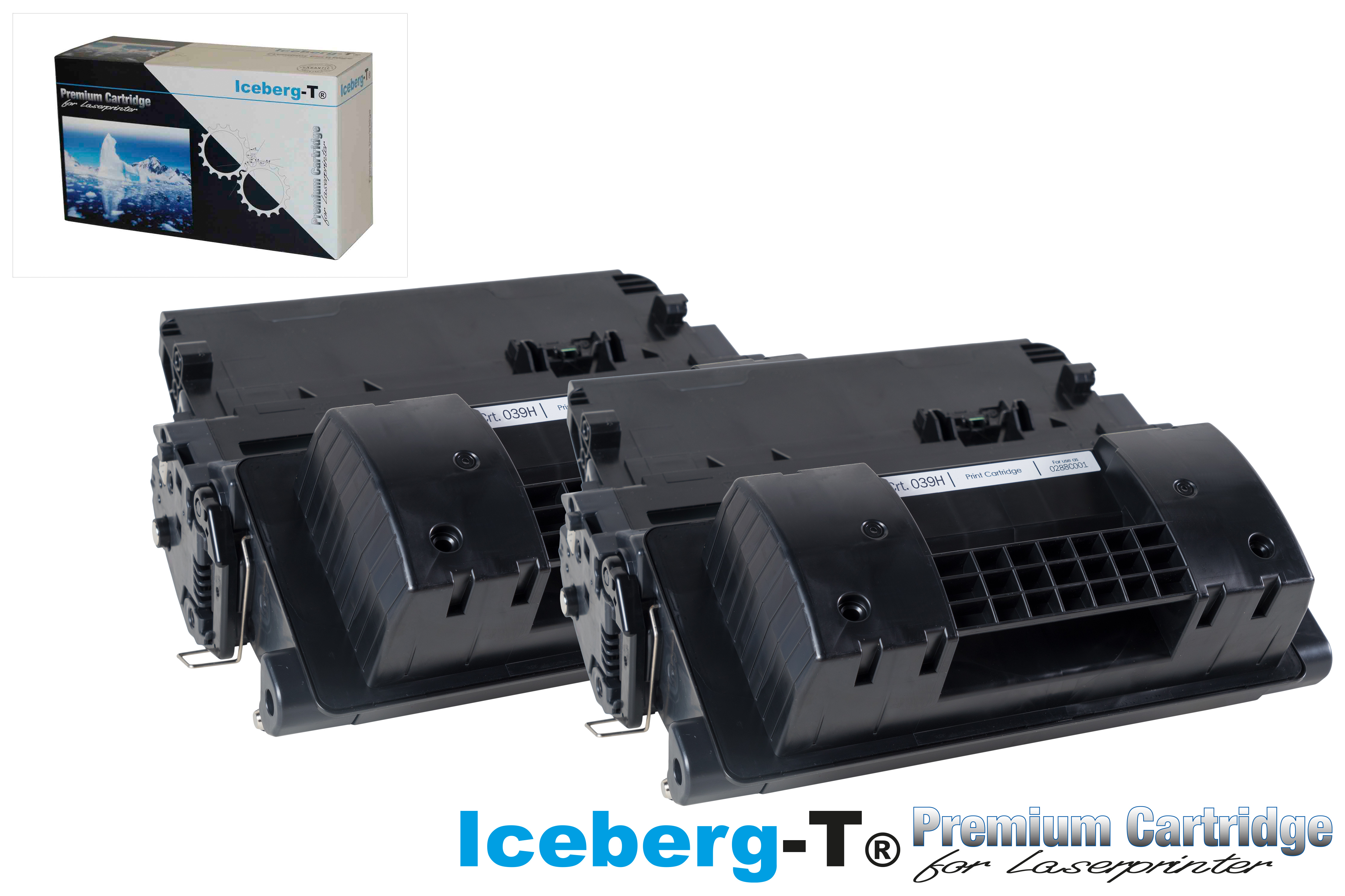 Iceberg-T Toner Cartridge 039H DuoPack 2 Stück à 25'000 Seiten, schwarz