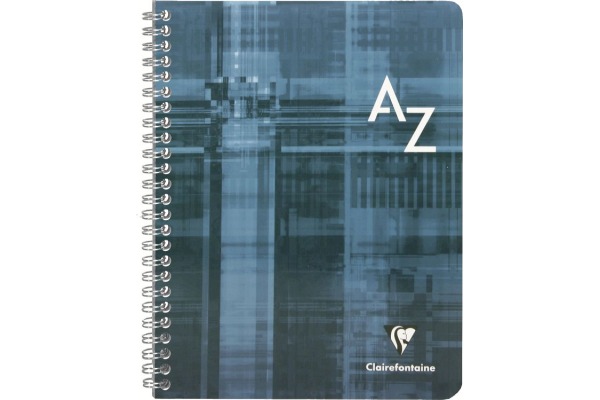 CLAIREFON Adressbuch Index A5 8549C ass., kariert, 5mm 90 Blatt