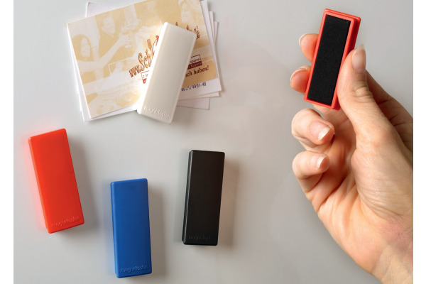 MAGNETOP. Rechteck-Magnethalter 1665114 dunkelblau 10 Stk.