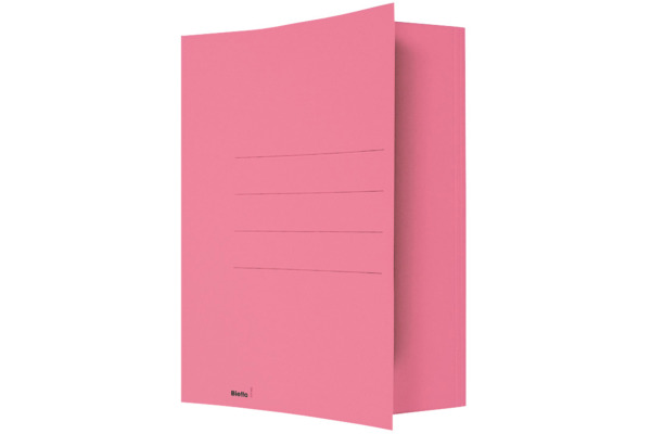 BIELLA Einlagemappe m. Klappe A4 25040145U rot 240g/m2 50 Stück