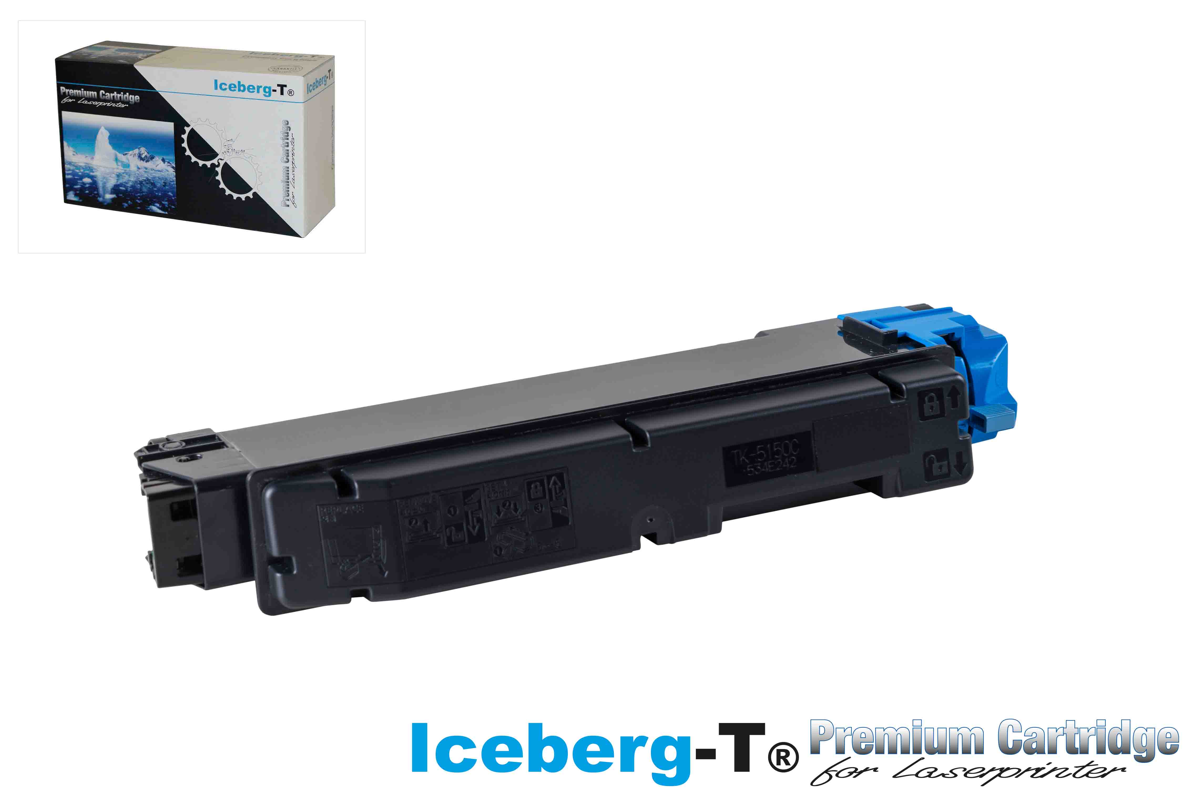 Iceberg-T Toner TK-5150C 10'000 Seiten, cyan