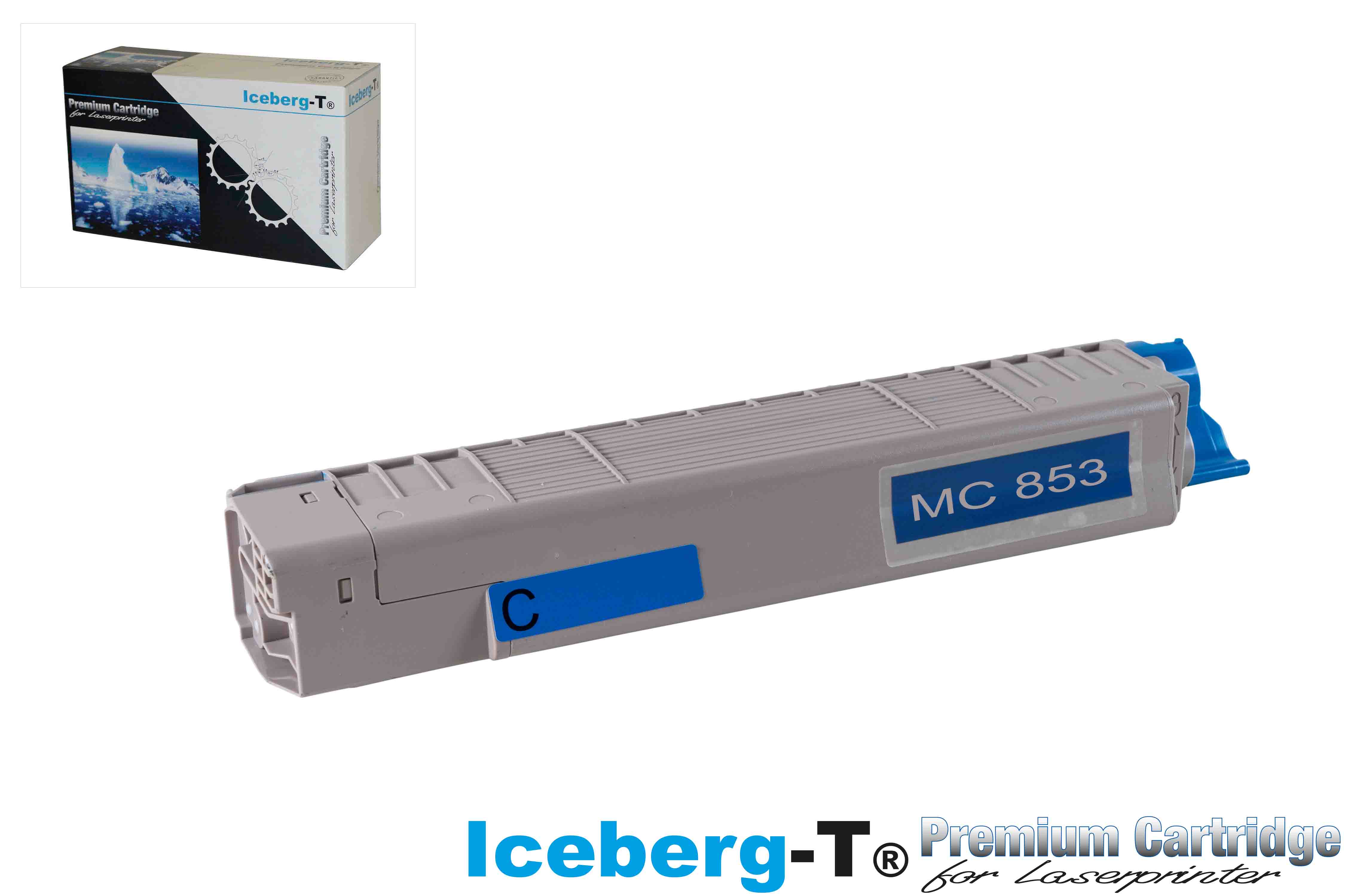 Iceberg-T Toner OKI MC853 / MC873 7'300 Seiten, cyan
