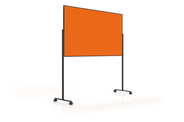 MAGNETOP. Design-Moderatorentafel VP 1181244 orange, Filz 1000x1800mm