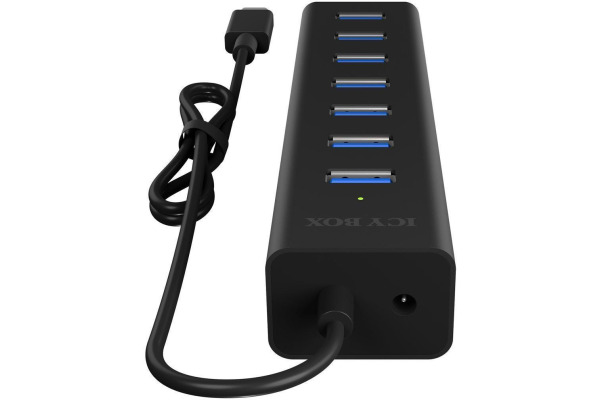 ICY BOX USB-C to 7 Port USB-A Hub IBHUB1700 USB 3.2 G1