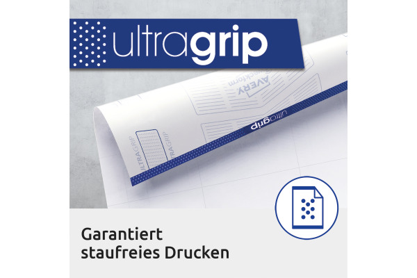 AVERY ZW. Ordner-Etiketten 61x192mm L4761-100 weiss selbstklebend 400 Stück