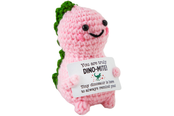 I AM CREA Positive Dino 10cm 1000-2457 rosa