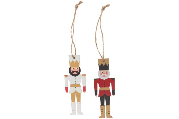 RICO DESI Geschenkanhänger Nussknacker 701034 2 Stück