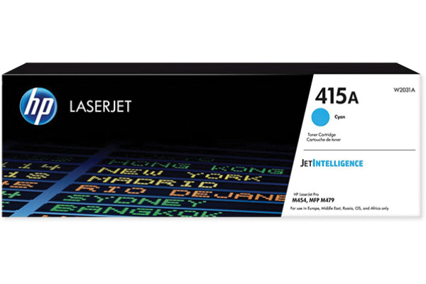 HP Toner-Modul 415A cyan W2031A CLJ Pro M454/MFP M479 2100 S.