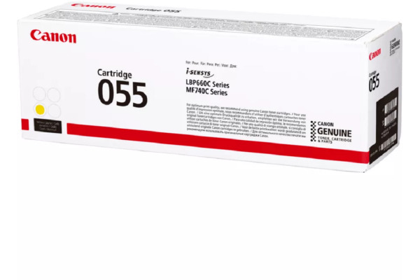 CANON Toner-Modul 055 yellow 3013C002 LBP663/MF742 2100 Seiten