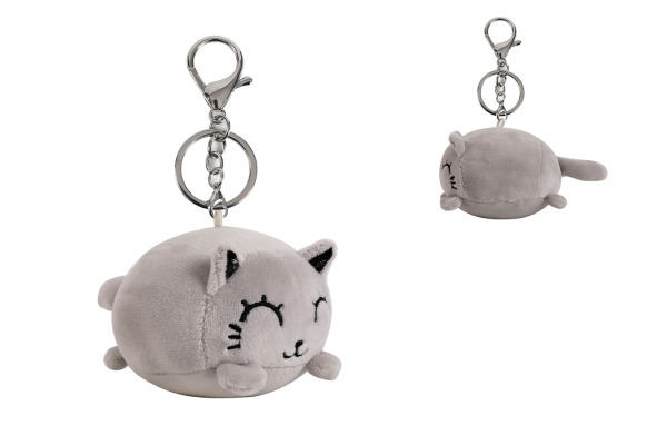 I-TOTAL Schlüsselanhänger plüsch XL2490 Cat grey
