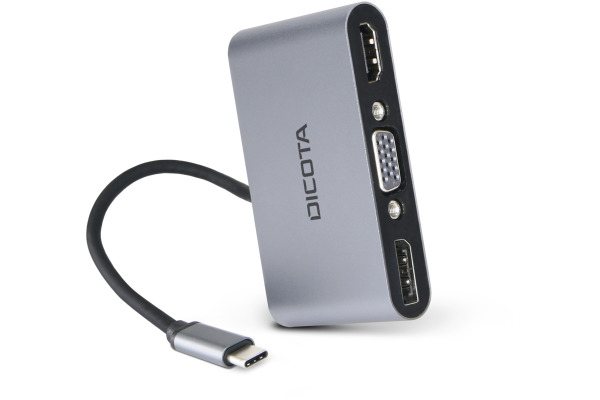 DICOTA Docking Station 5-in-1 USB-C D32064 4K HDMI/DP PD 100W portable